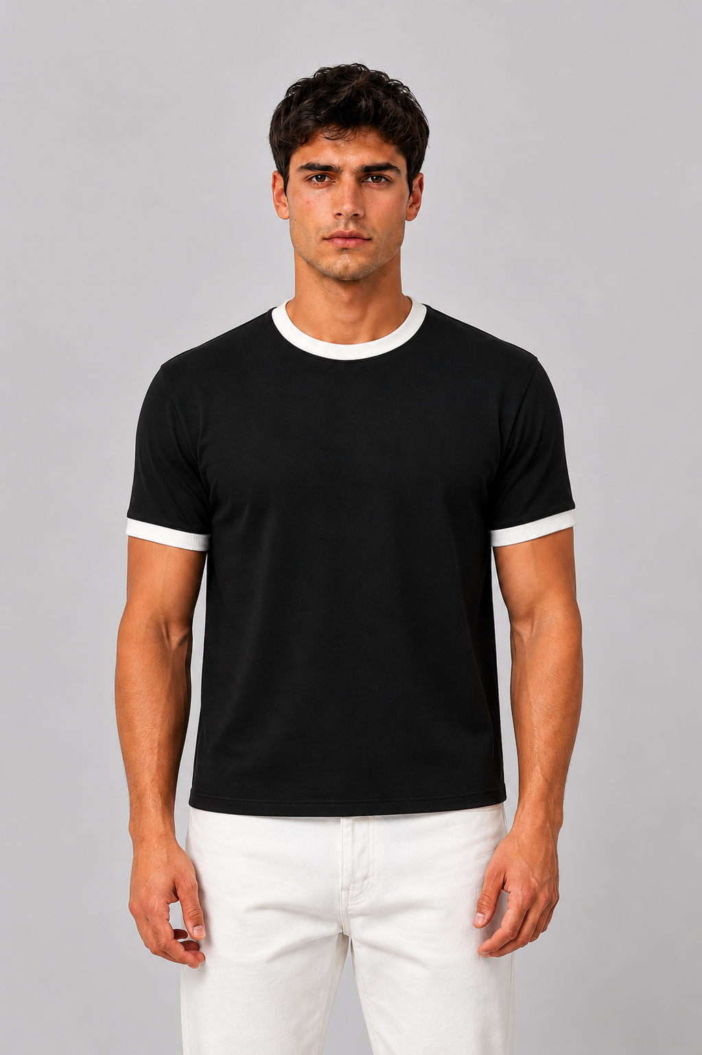 Ringer T-shirt White