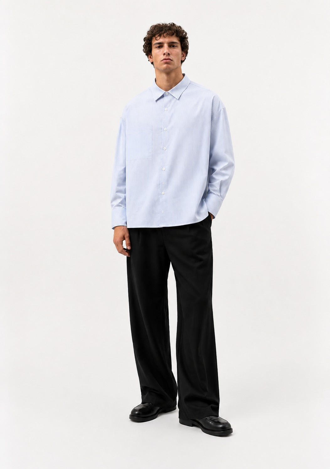 Strip shirt boxy fit
