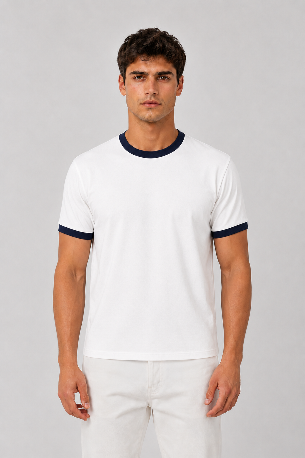 Ringer T-shirt White